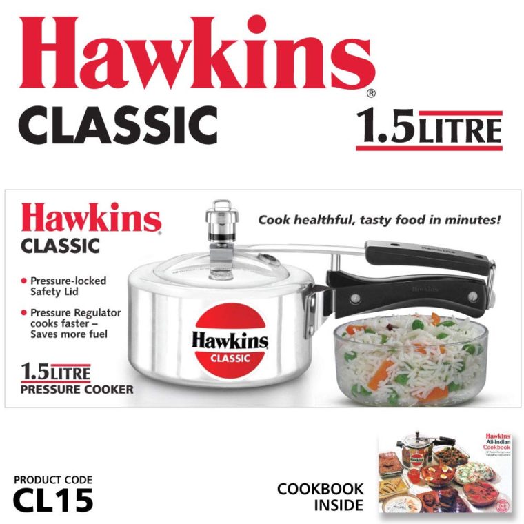 Hawkins Classic 1.5L Pressure Cooker