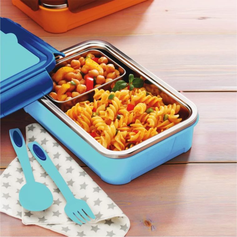 DUBBLIN Buffet Stainless Steel Insulated Lunch Box Blue