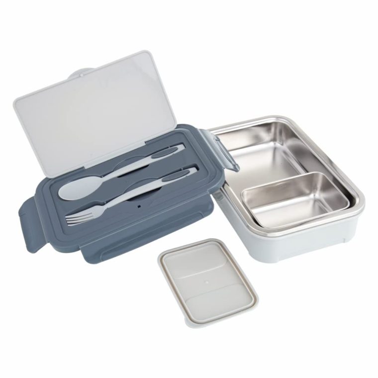 DUBBLIN Buffet Stainless Steel Insulated Lunch Box Grey