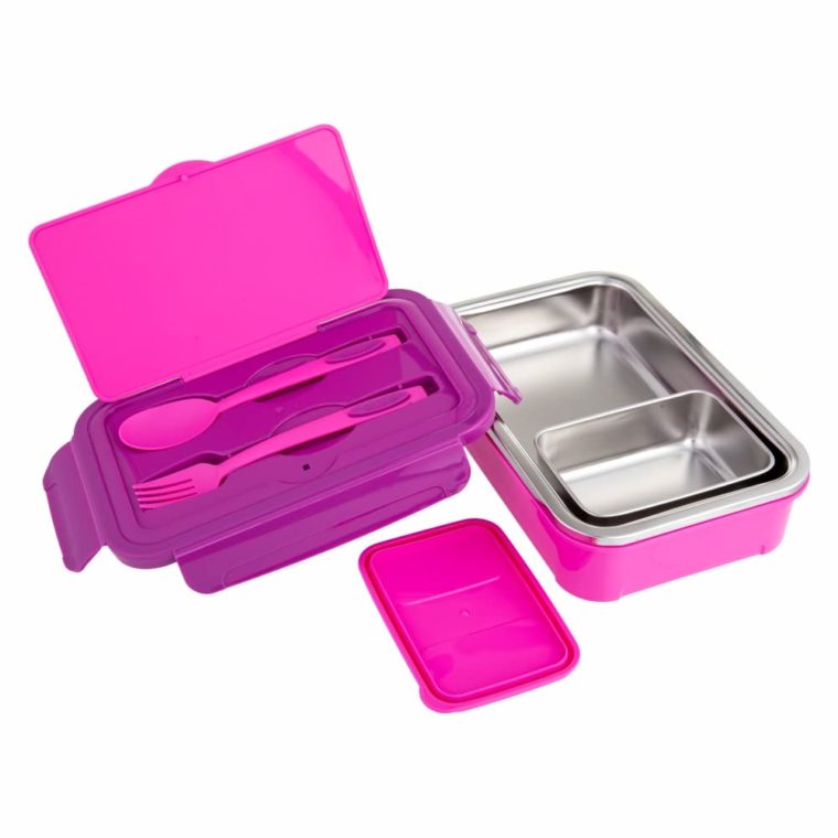 DUBBLIN Buffet Stainless Steel Insulated Lunch Box Pink