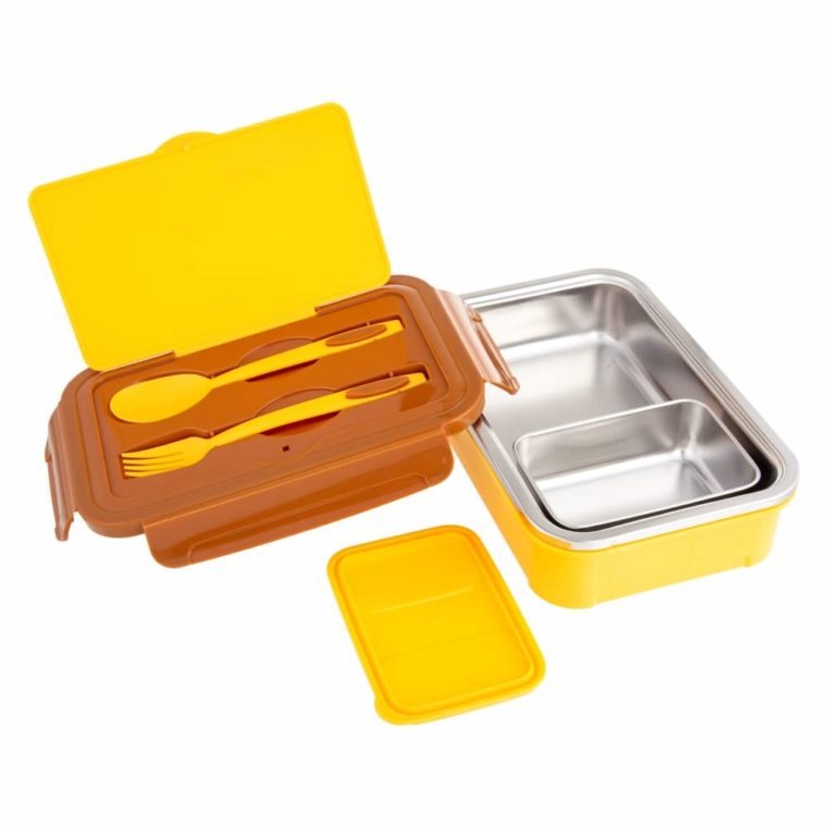 DUBBLIN Buffet Stainless Steel Insulated Lunch Box Yellow