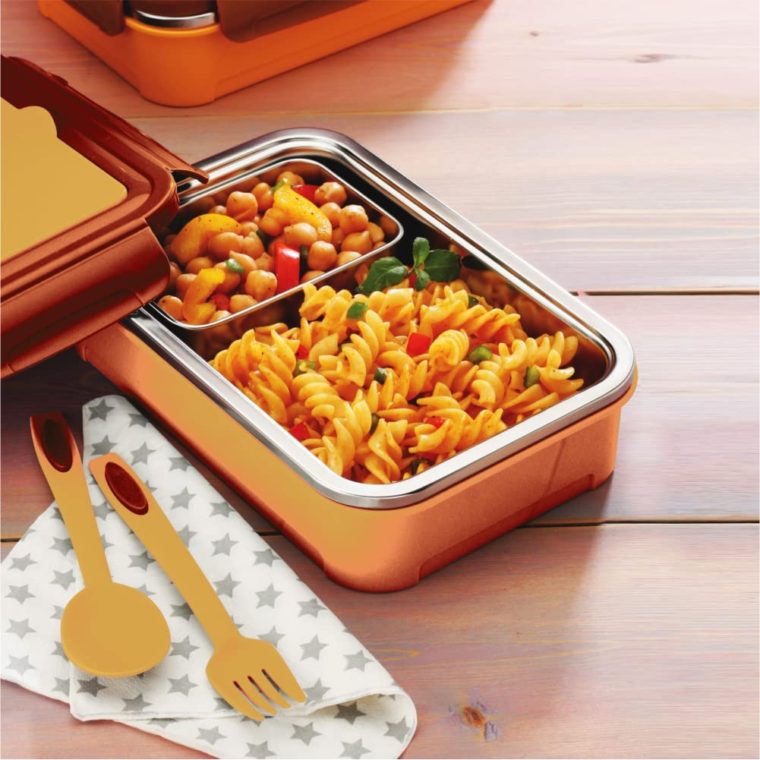 DUBBLIN Buffet Stainless Steel Insulated Lunch Box Yellow