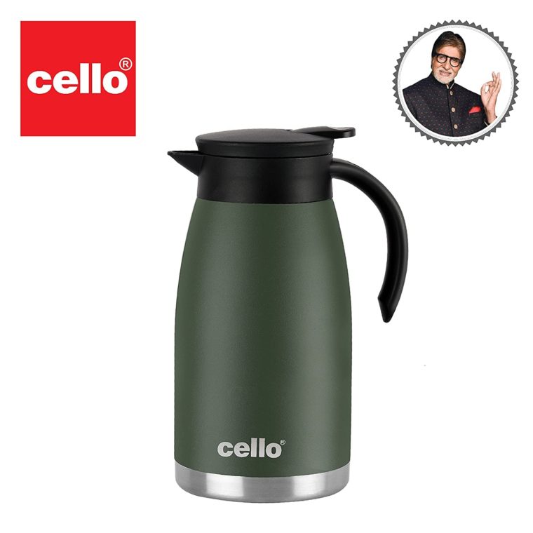 Cello Duro Pot Vacuum Insulated Teapot Flask 800ML Green