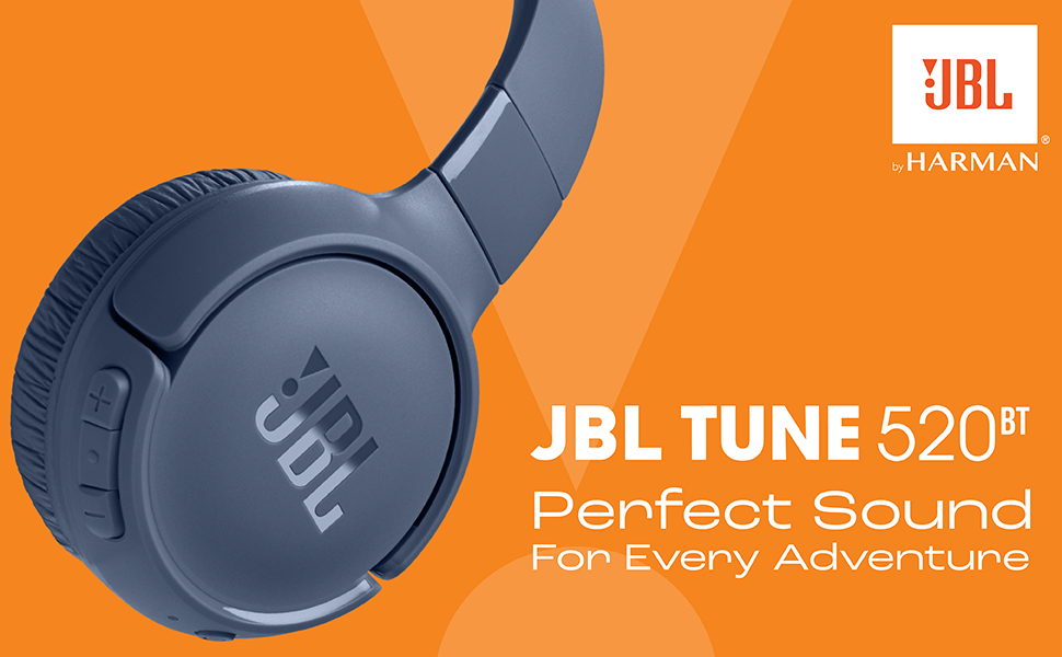JBL Tune 520BT Wireless Headphones with Mic