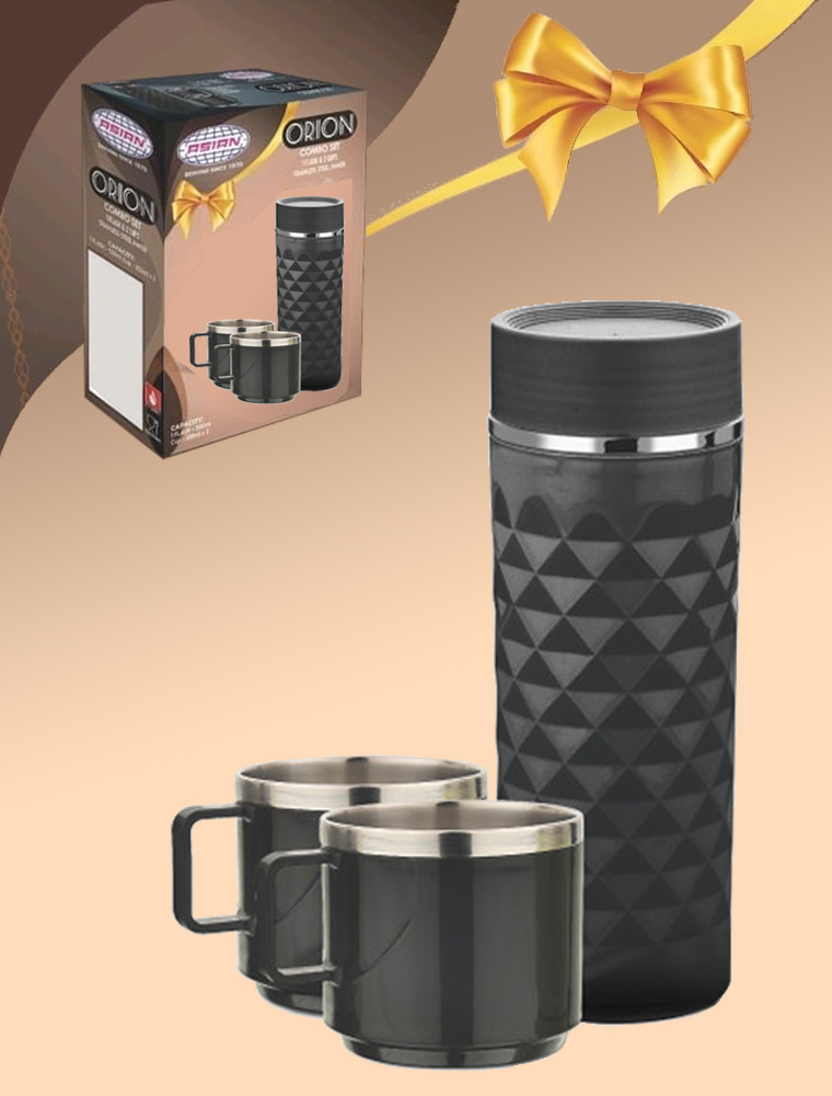 Asian Orion Combo set Flask and Cups