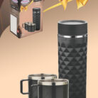 Asian Orion Set 1 Flask and 2 Cups