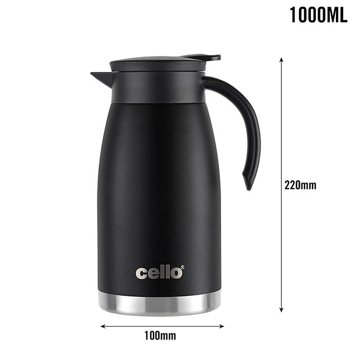 Cello Duro Pot Vacuum Insulated Teapot Flask 1100ML